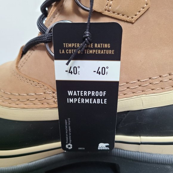 Sorel Caribou Winter Snow Boots New in Box Size 6 - Picture 5 of 7